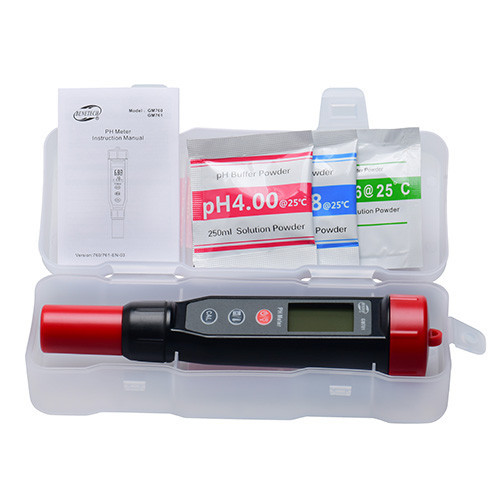 Измеритель кислотности и температуры (pH-метр), 0-14 pH BENETECH GM761 Киев - изображение 3