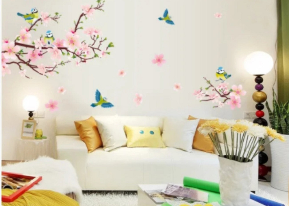 Наклейка вінілова на стіну Квітуча гілка Київ - фото 6