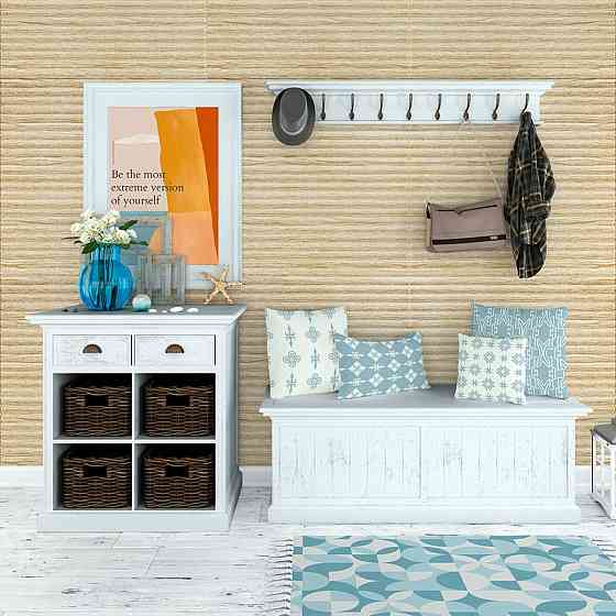 Самоклеющаяся декоративная 3D панель 700x700x5мм Бамбук Бежевый (077) SW-00000350 Днепр