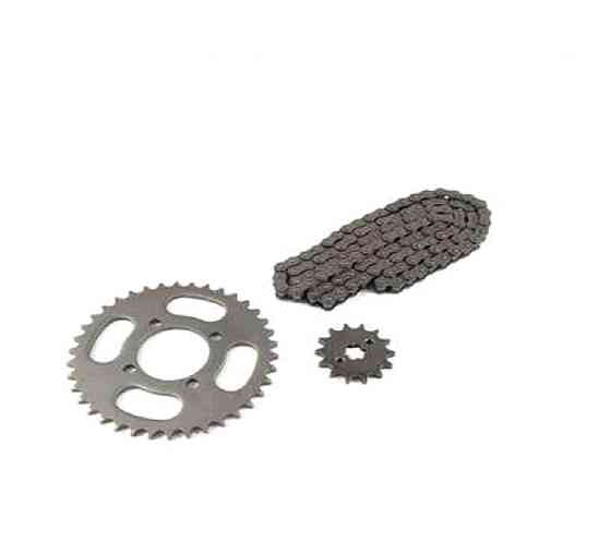 Звезды трансмиссии пара мотоцикл 125J 428-15T 428-43T цепь 116 Мукачево