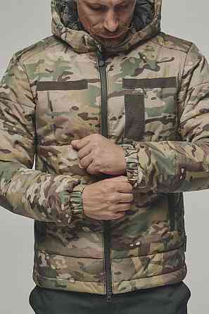 Зимова військова водонепроникна чоловіча зимова куртка -25 Omni-Heat з капюшоном зимова тепла куртка мультикам WAR Львів