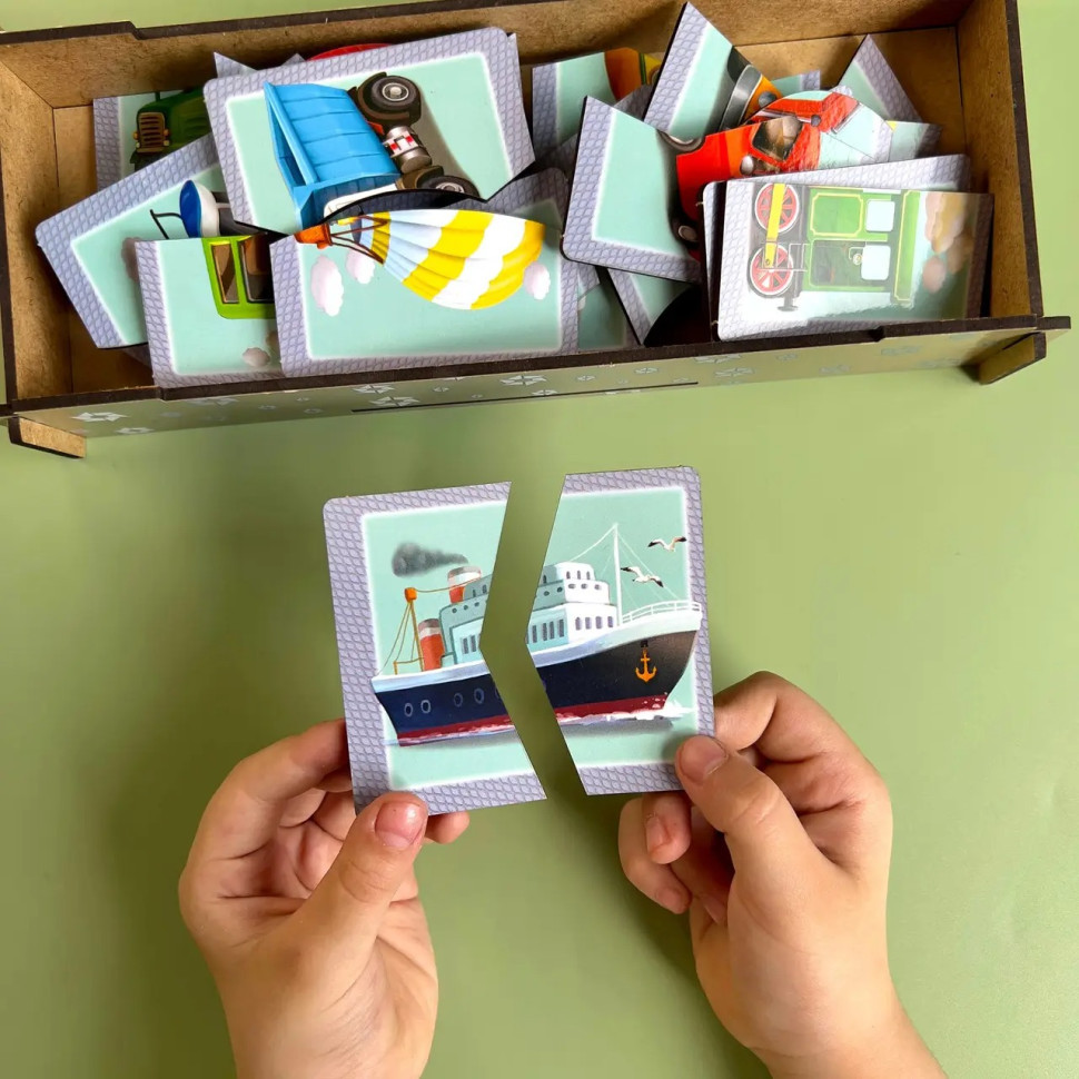 Настольная развивающая игра-пазл 