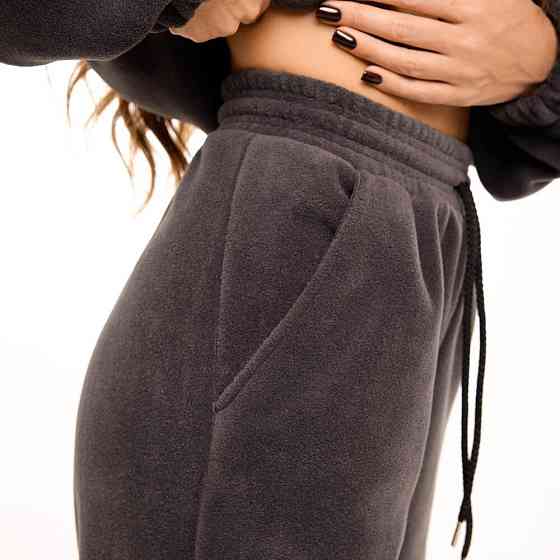 Темно-сірий костюм зимовий флісовий. Жіночий теплий костюм Pobedov Huggi жіночий Київ