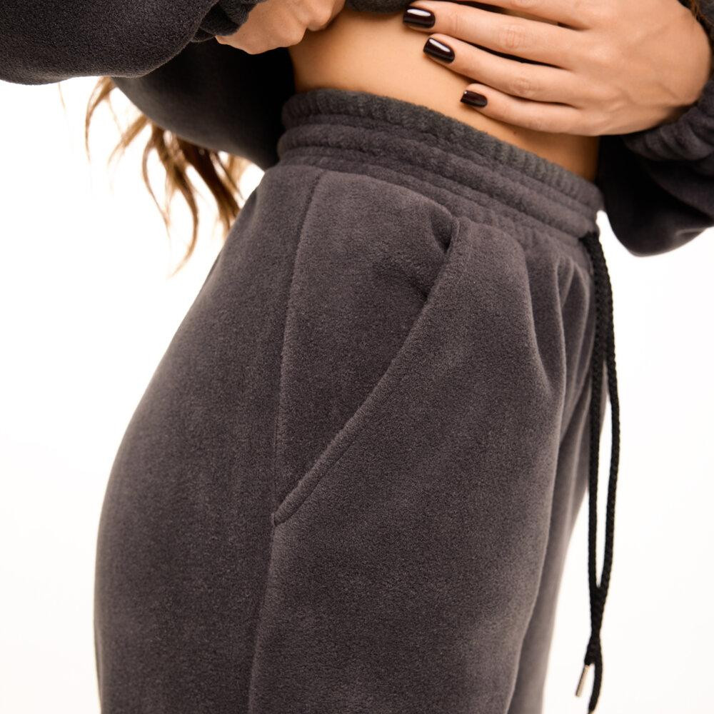 Темно-сірий костюм зимовий флісовий. Жіночий теплий костюм Pobedov Huggi жіночий Київ - фото 6