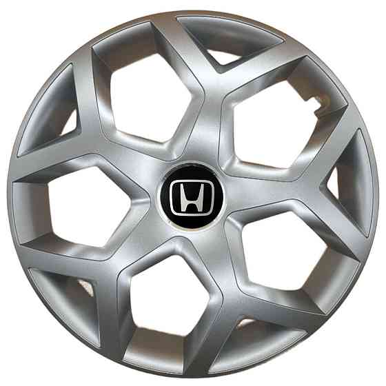 Автомобильные модельные колпаки R16 Honda 435 4шт, SJS, серебристые Винница