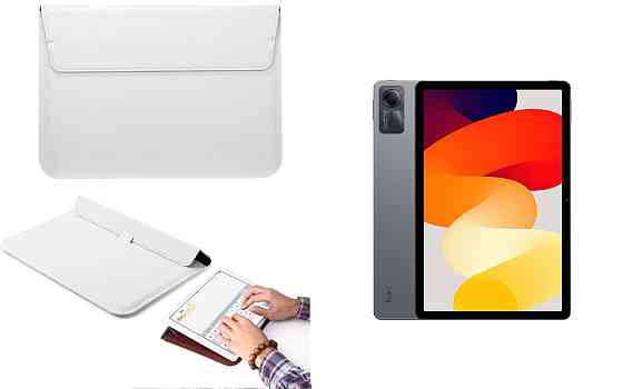 Чохол-конверт VitoCase для Xiaomi Pad 6 SE, з функцією підставки для планшета Білий Київ