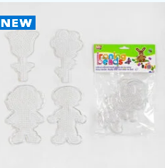 Форми для термомозаїки CT 0012 A (240/2) 4 штуки, квітка, людинка, в пакеті, шт Київ - фото 1