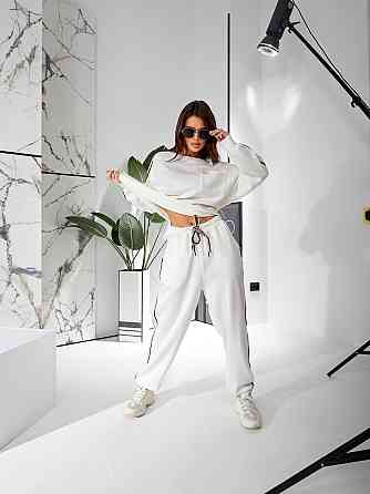 Женский стильный трендовый костюм двойка турецкая двухсторонняя ангора Одесса