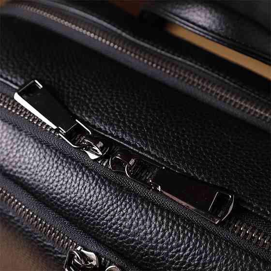 Мужской рюкзак из натуральной кожи Vintage 23051 Черный Киев