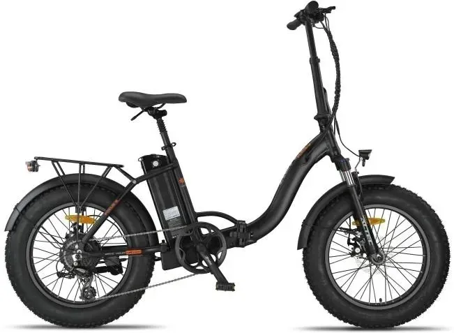 Велосипед Altec Focus-S Fatbike Vouwfiets Inch 42Cm Unisex 8Sp Coaster Brake Matte Black 20 Київ - фото 1