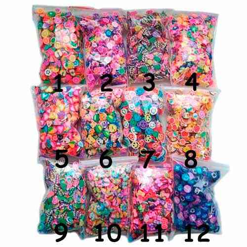 1000 наклеек фимо для ногтей, нейл-арт, маникюр Винница