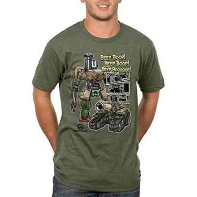 Футболка Jinx Overwatch - Roll Out Premium Tee Olive Heather, L (JINX-8157 OLL) Винница