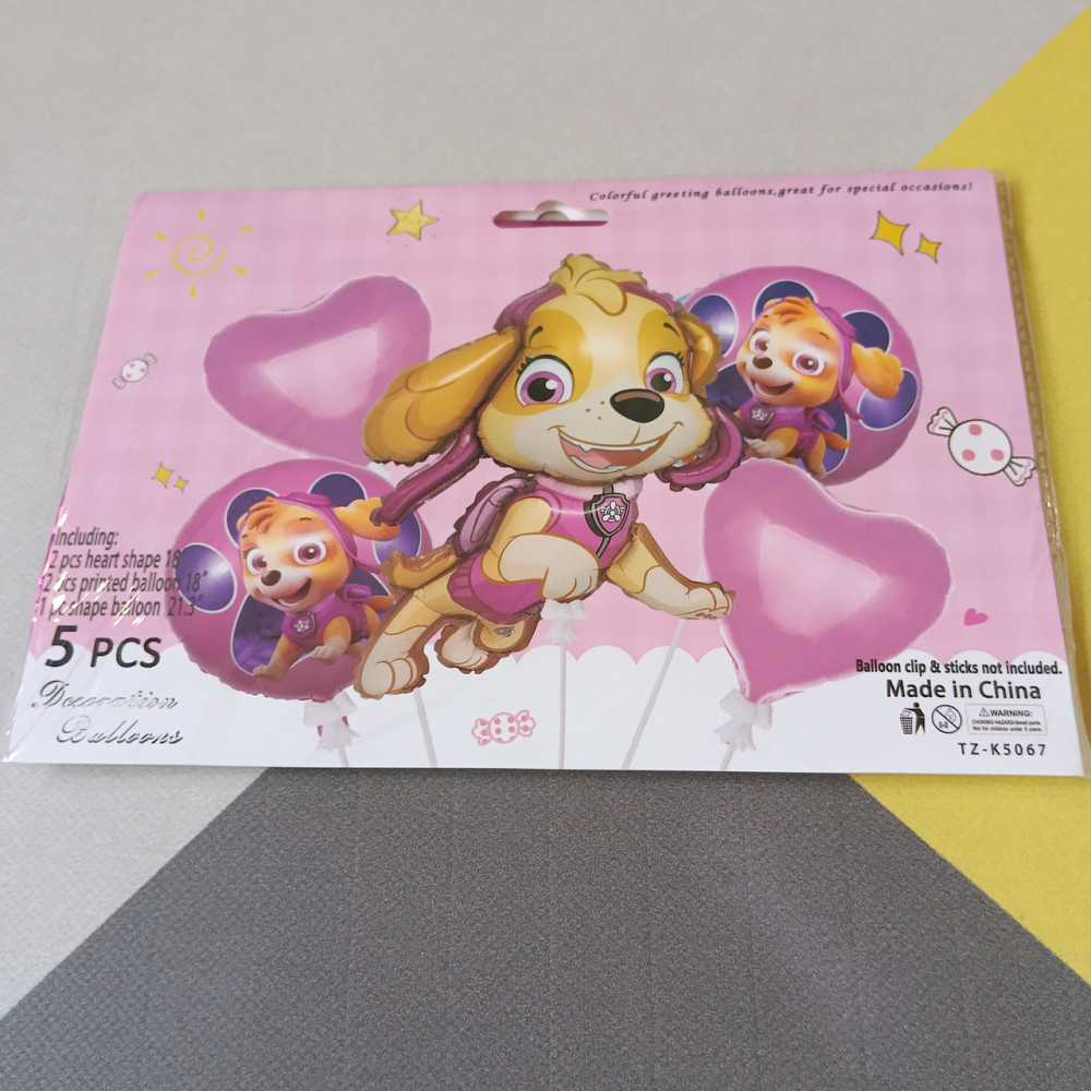 Набор воздушных шаров Скай собачий патруль (5 предметов) Киев - изображение 1