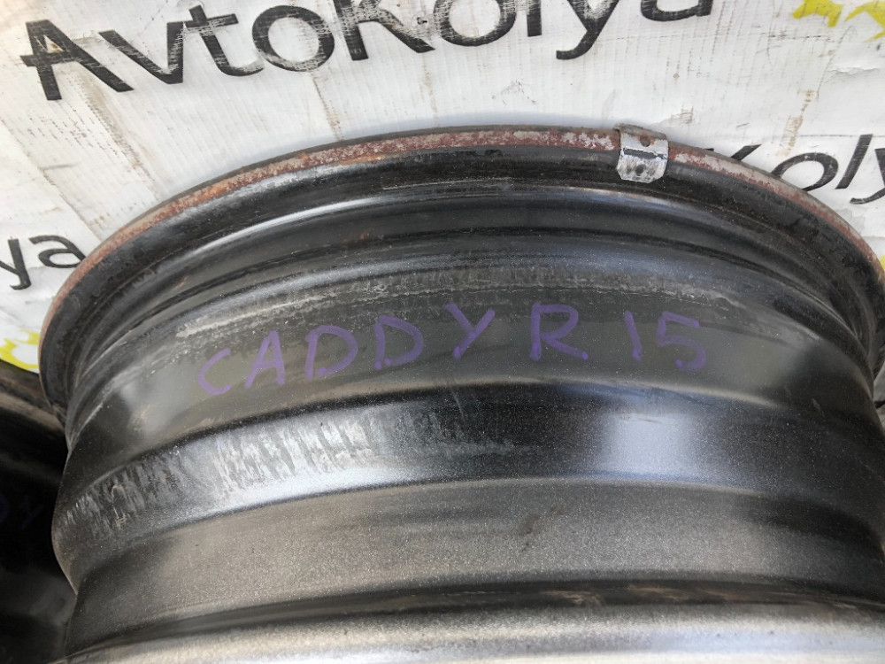 Диск металевий R15 VW Caddy (2K0601027B) Ковель - фото 1