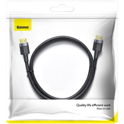 Кабель мультимедийный HDMI M to HDMI M 3.0m Baseus (CADKLF-G01) Винница - изображение 2