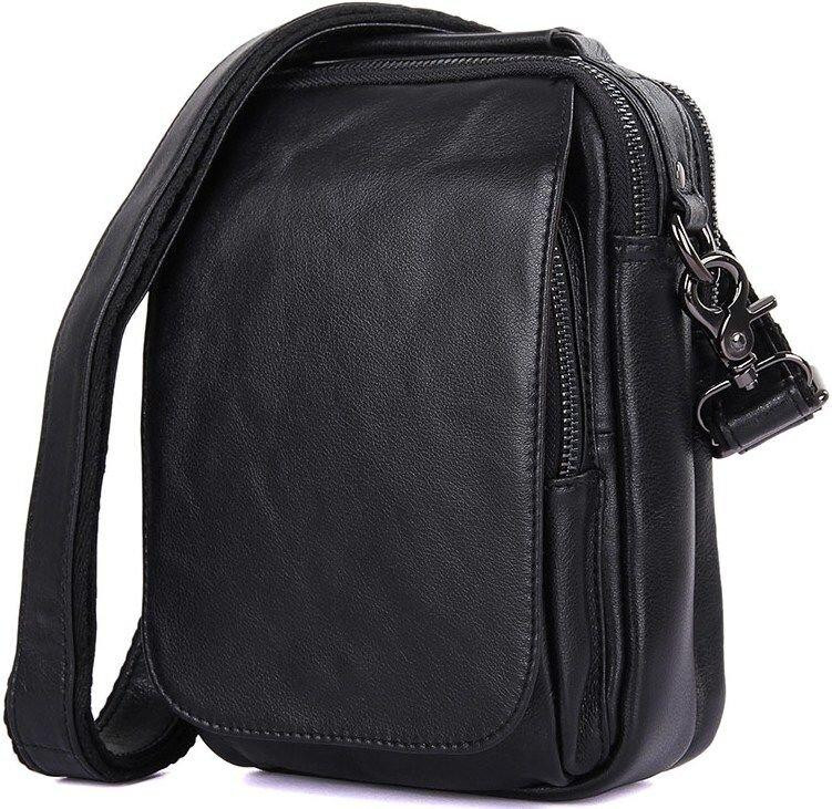 Сумка чоловіча Чорна (Vintage) Київ - фото 15