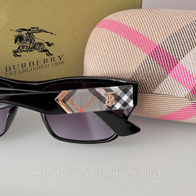Женские брендовые солнцезащитные очки Brb (3399) черные Киев - изображение 4