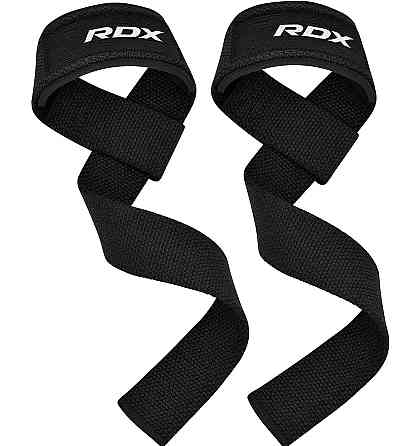Лямки для тяги RDX W1 Gym Single Strap Black Plus Каменское