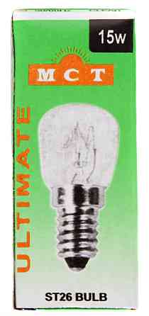 Лампочки для холодильника и швейн. машинки E14 220V 15W пачка 50шт. в коробке Днепр