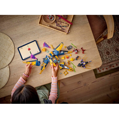 Конструктор LEGO Ninjago Суперштормовой реактивный самолет Рас и Арин (71833) Винница - изображение 4