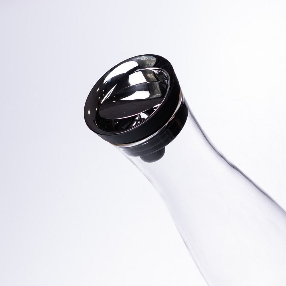 Стеклянный графин с крышкой 1.5 (л) для воды, сока, лимонада HP-19-44 Киев - изображение 3