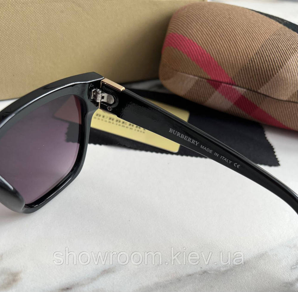 Жіночі брендові окуляри від сонця (4164) black Київ - фото 4