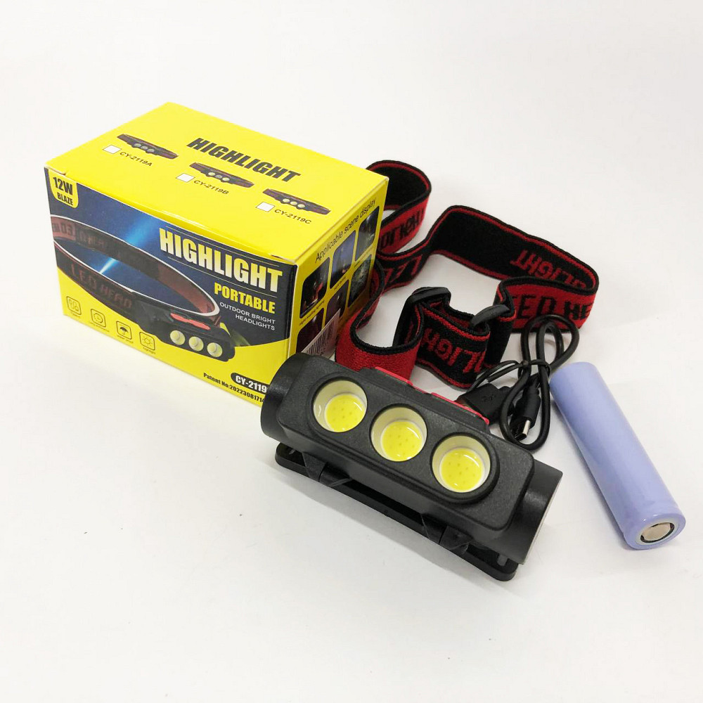 Налобний фонарь с аккумулятором PLD-2119C, Налобный аккумуляторный фонарь на голову CB-41 Львов - изображение 5