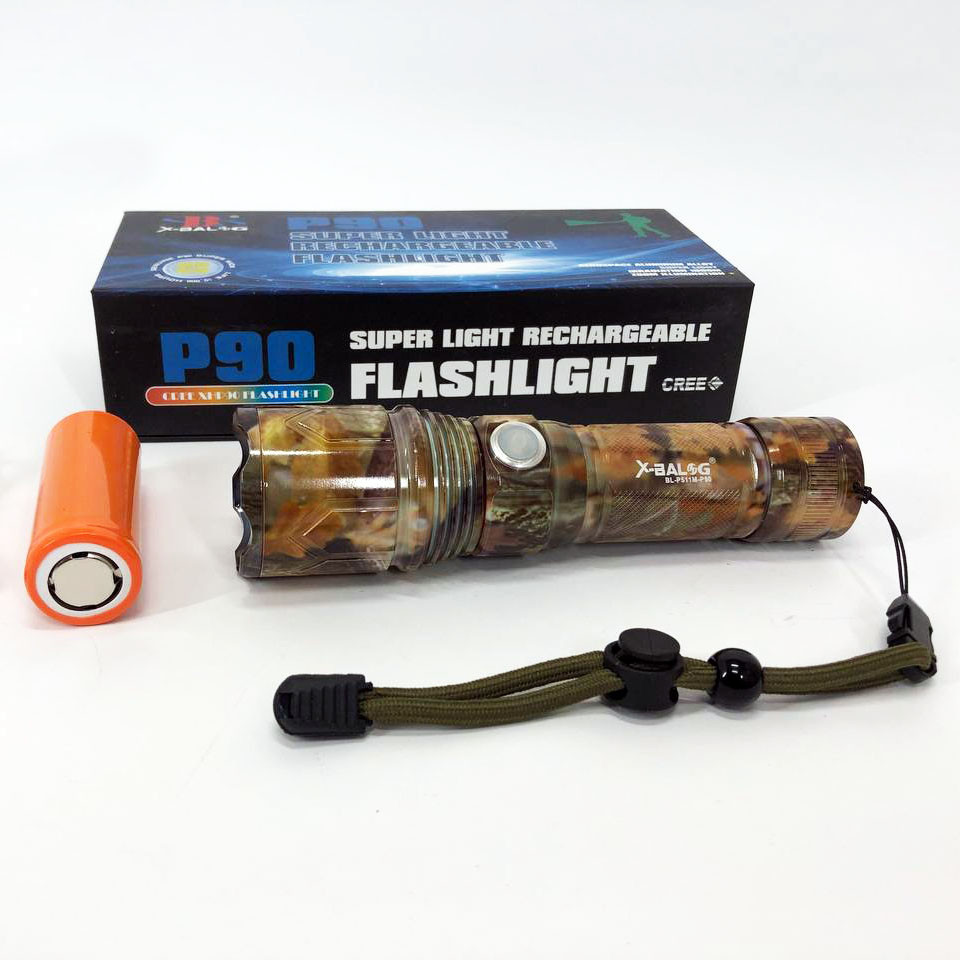 Ручний ліхтар з високою яскравістю Bailong BL-P511M-P90, Компактний акумуляторний ліхтар ZP-41 Львів - фото 3