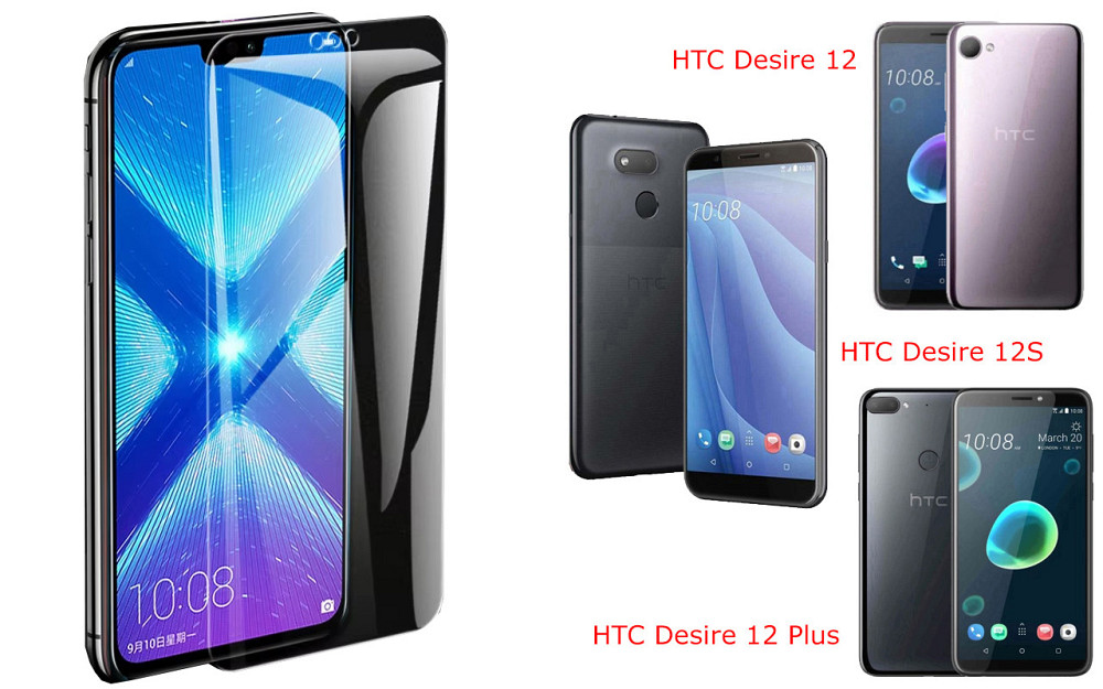 Захисне скло NeoGlass для HTC Desire 12, 12S, 12 Plus – надпрозоре та стійке Київ - фото 2