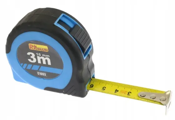 Рулетка будівельна вимірювальна Richmann 3м X 16 мм (C1003) Коломыя