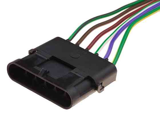 Роз'єм конектор с проводом, 6-кон., 12010975, APTIV (Delphi) Америка, Корея, Buick, Cadillac, Chevrolet, Daewoo, GMC, Isuzu Київ