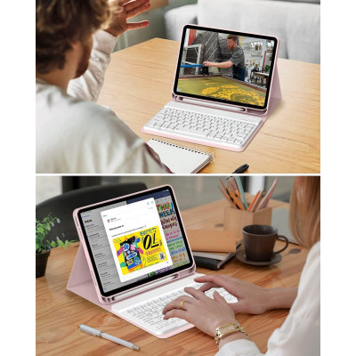 Чохол до планшета BeCover with keyboard Apple iPad Pro 13" M4 2024 Pink (713006) Вінниця - фото 10