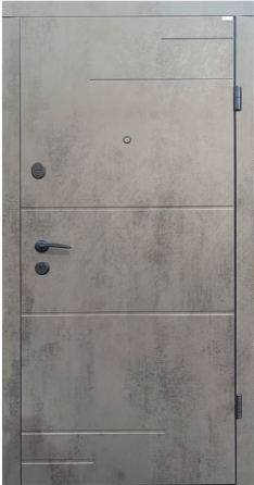 Двері вхідні Бастіон Кордон Кришталь Оксид темний / Оксид світлий 960х2050 мм Київ