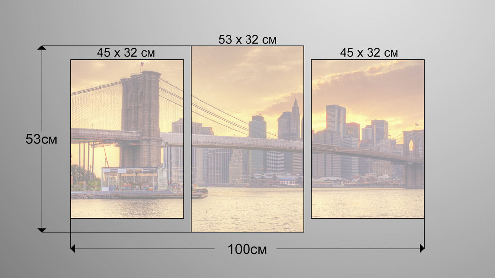 Модульна картина Місто Art-93_3 Київ - фото 3