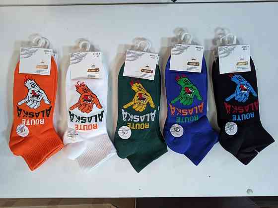 Шкарпетки чоловічі прикольні за висотою в наборі з 5 шт. Корона. Розмір 41-47 AY125-8 Київ