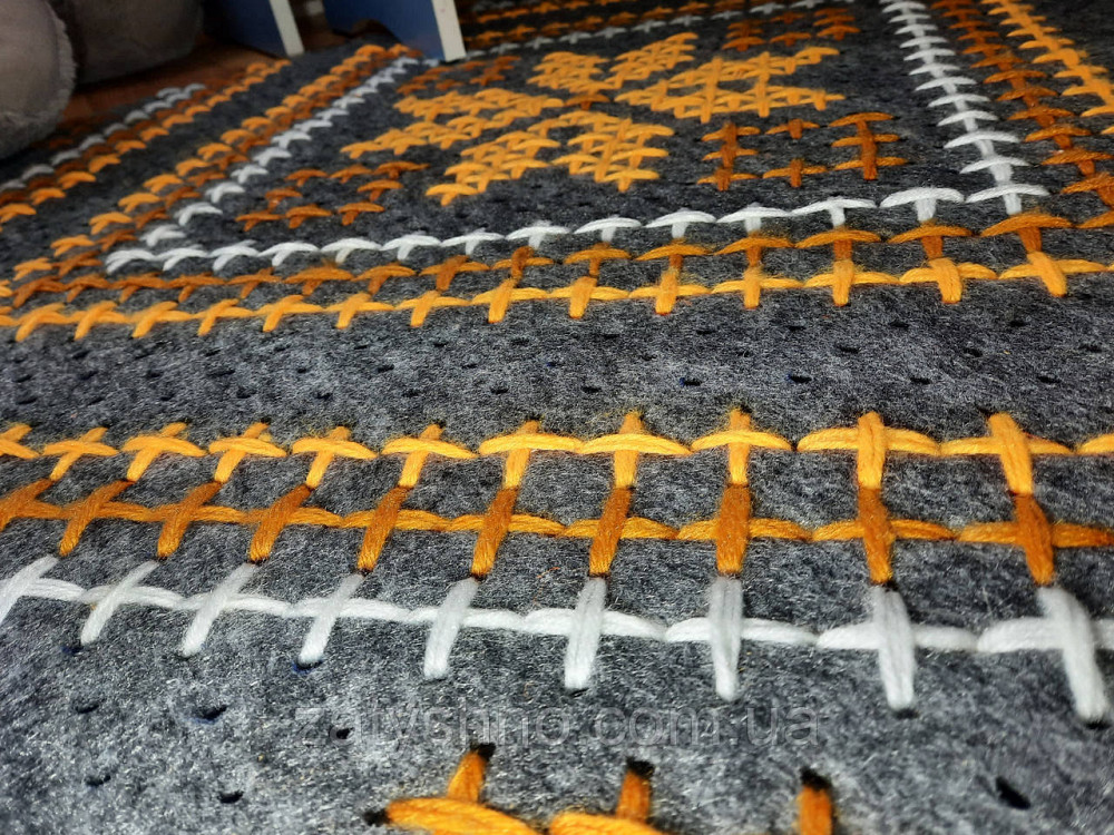 Коврик вышитый ( ручная работа) в детскую 96*90 см Киев - изображение 10