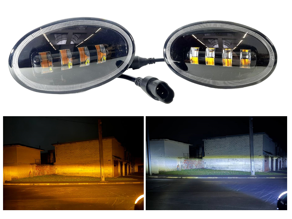 Комплект протитуманних LED фар StarLight HONDA CR-V/Civic/Accord/Odyssey біле/жовте світло ПТФ FOG Харків - фото 7