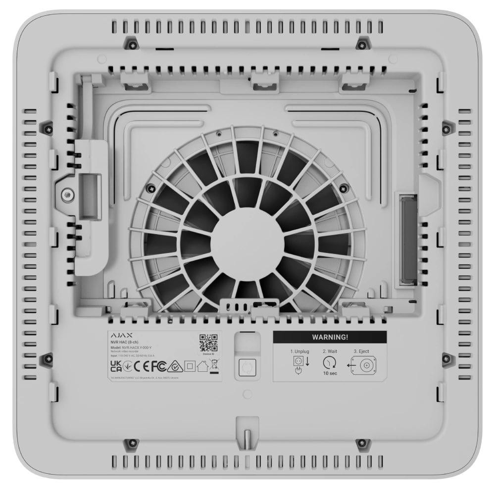 Відеореєстратор Ajax NVR HAC (8ch) (8EU) ASP White ( 10453 ) Харків - фото 5