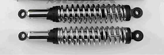 Амортизаторы (пара) мопед Дельта 34 см, регулируемые (хром) Мукачево