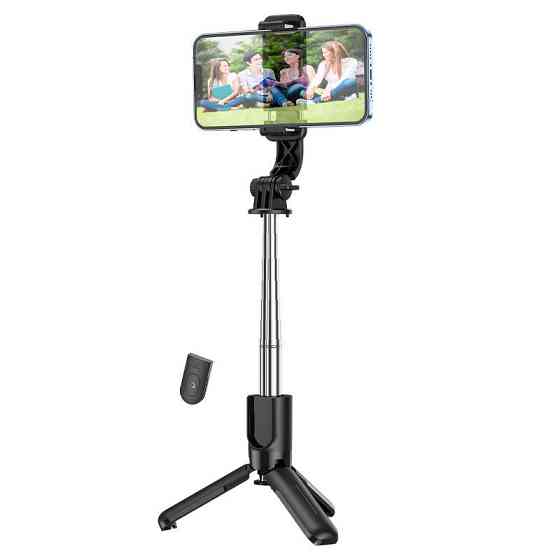 Селфі-монопод HOCO K17 Figure mini live broadcast stand Black Одеса