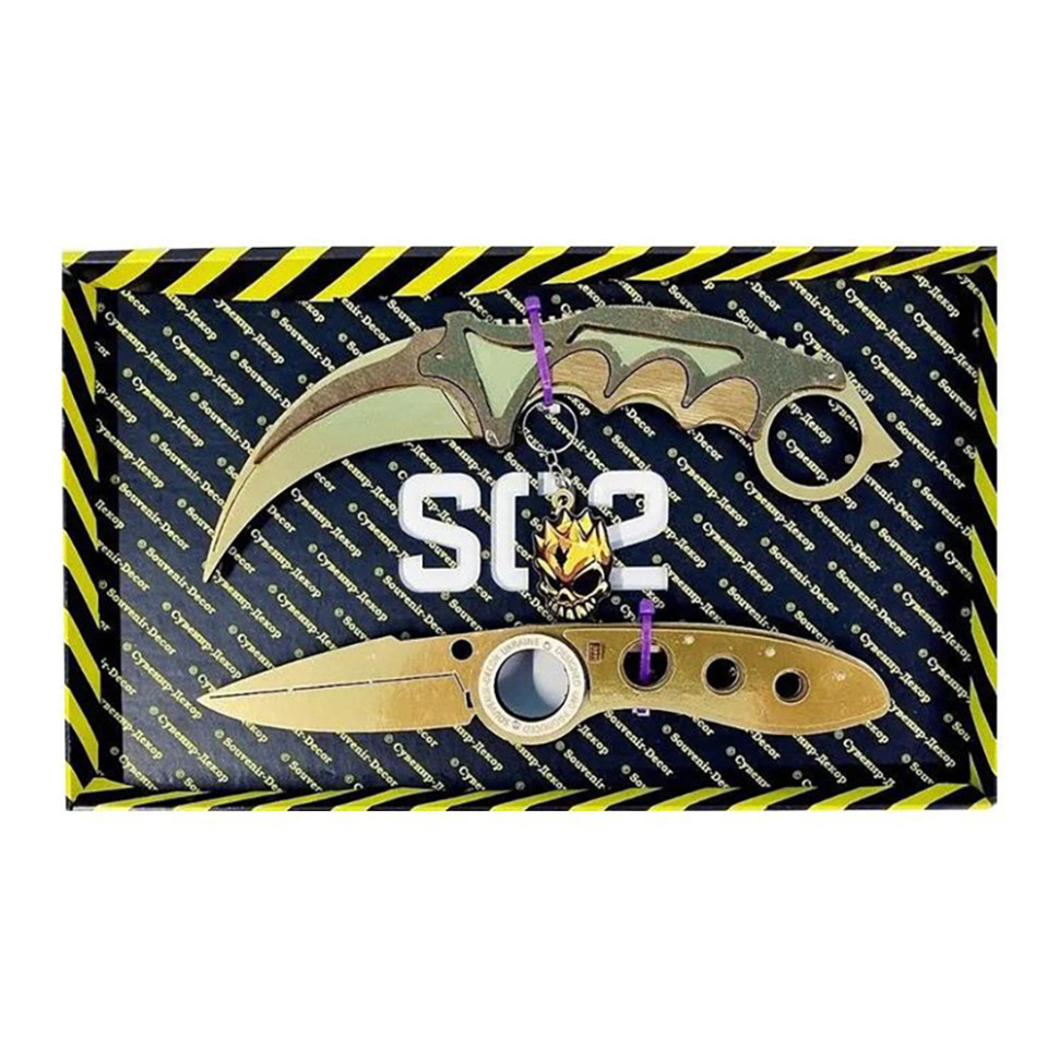 Набор ножей сувенирных деревянных SO-2 