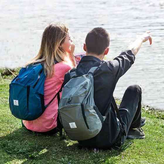 Рюкзак компактний Naturehike Ultralight NH17A017-B 22 л, блакитний Київ
