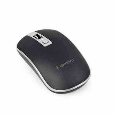 Мишка Gembird MUSW-4B-06-BS Wireless Black-Silver (MUSW-4B-06-BS) Вінниця