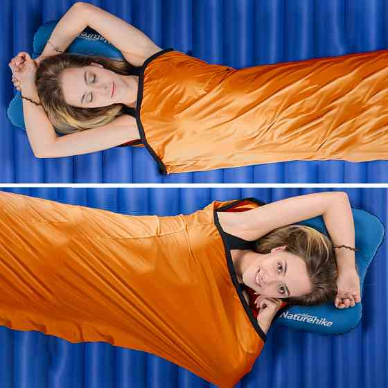 Підкладка для спального мішка Naturehike NH17N002-D, поліестер, помаранчевий Рівне