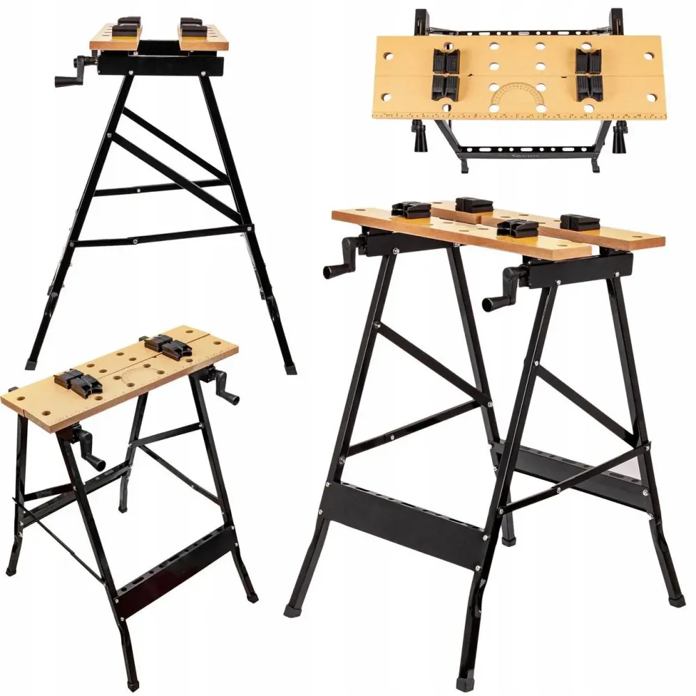 Верстак регулируемый складной 100 кг / Стол рабочий складной FT 560 х 780 х 620 мм Коломыя - изображение 2