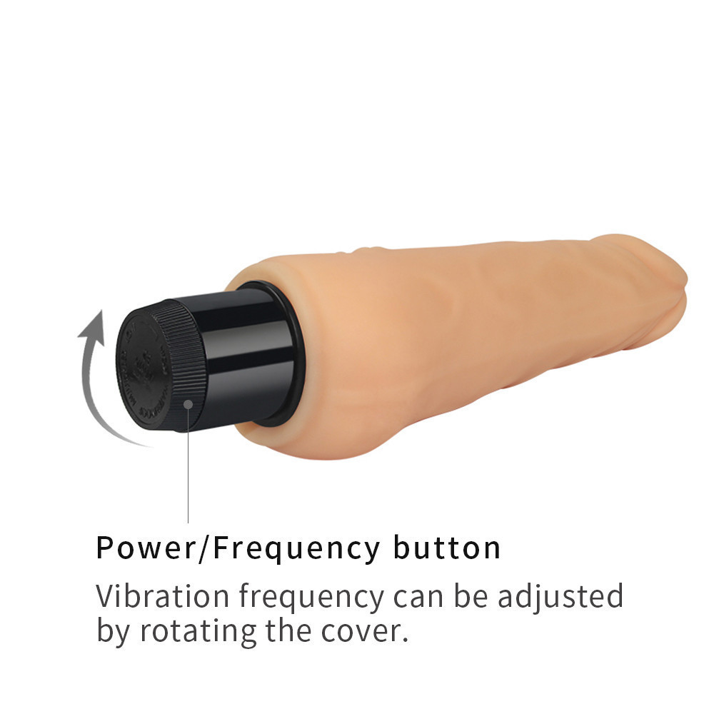 Реалістичний вібратор - Xtreme Feel Vibrator Flesh 7.5" Sex Aura Київ - фото 5