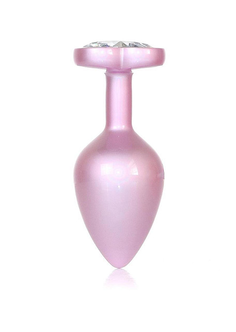 Анальная пробка - Jewellery Pearl Pink Heart Plug Clear M Sex Aura Киев - изображение 4