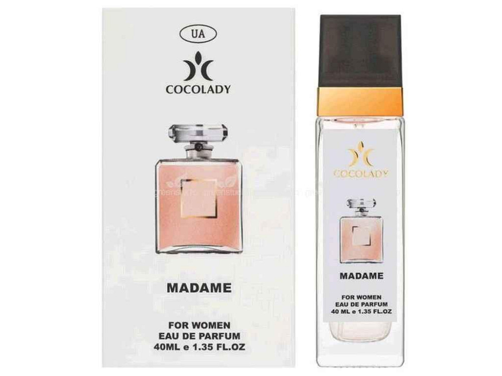 Парфюмированная вода для женщин 40мл MADAME аромат CHANEL COCO MADEMOISELLE ТМ COCOLADY Киев - изображение 1