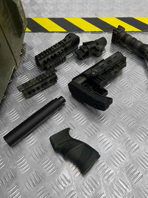 Набор приклад телескопический олива Одесса - изображение 16