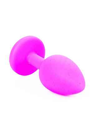 Анальна пробка - Jewellery Silicone Pink Plug S Light Blue Sex Aura Київ
